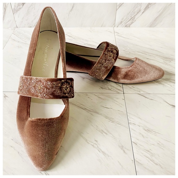 Bettye Muller Anthropologie Arietta Flats in Mauve Pink Size 9 - Picture 2 of 10